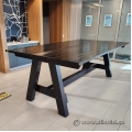 Espresso High Top Bistro Picnic Table 120"